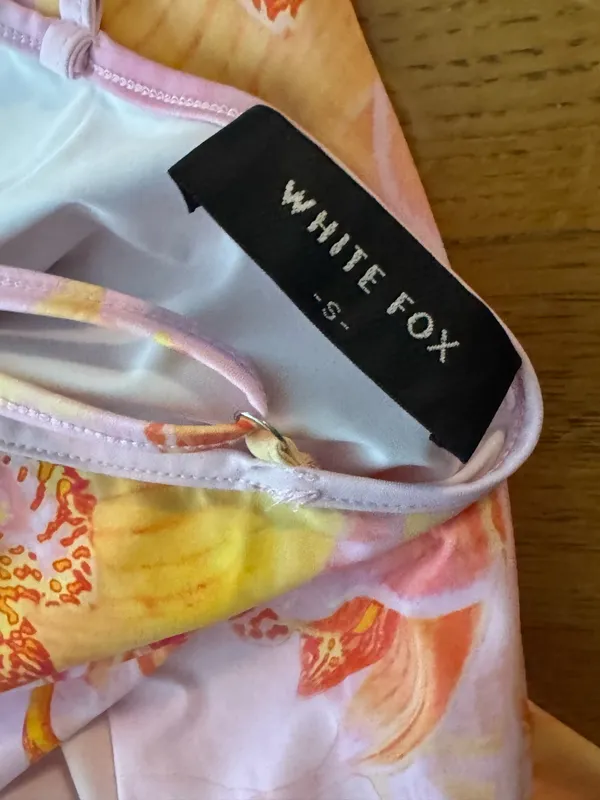White Fox Feeling The Heat Maxi Dress Pink Sherbet - Image 6