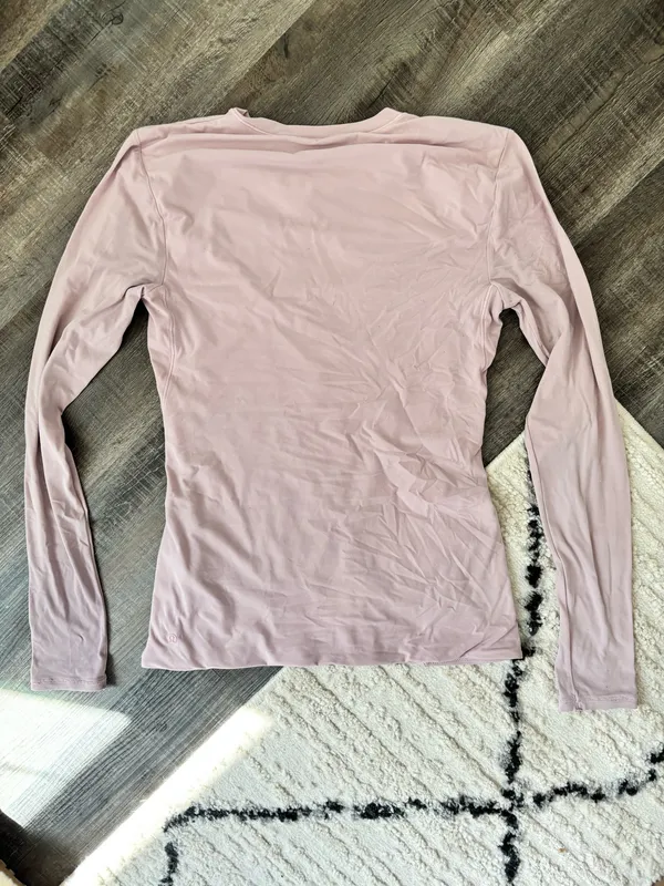 Lululemon Wundermost Nulu Long Ultra-Soft Crewneck Sleeve Shirt - Image 2