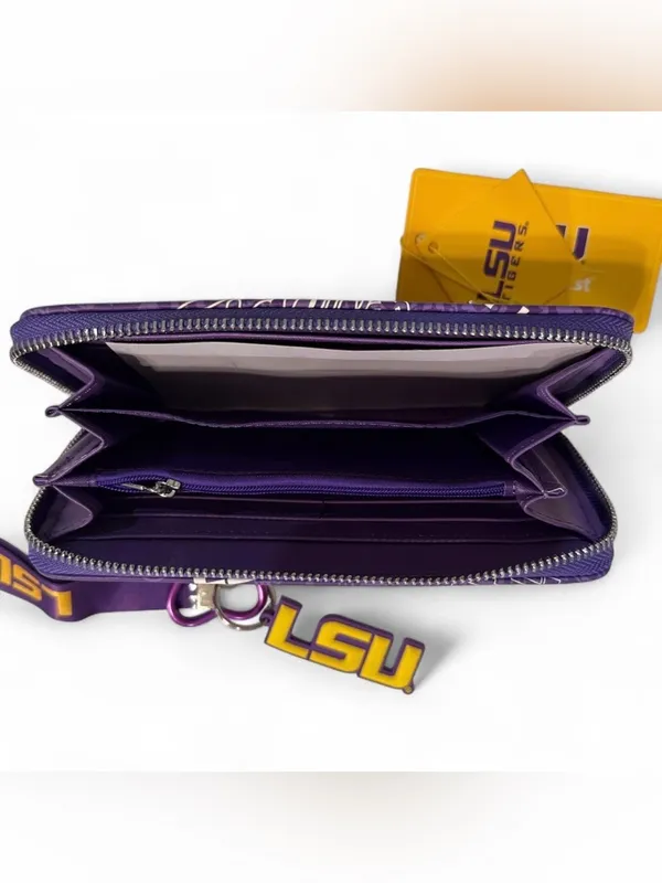 Montana West LSU Purple and Gold Wallet Wristlet Set NWT - Image 5