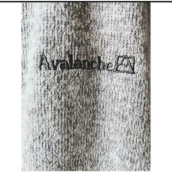 Avalanche Grey Women’s Cozy Athletic Running Sweatshirt Full Zip Jacket SZ XL - Image 3