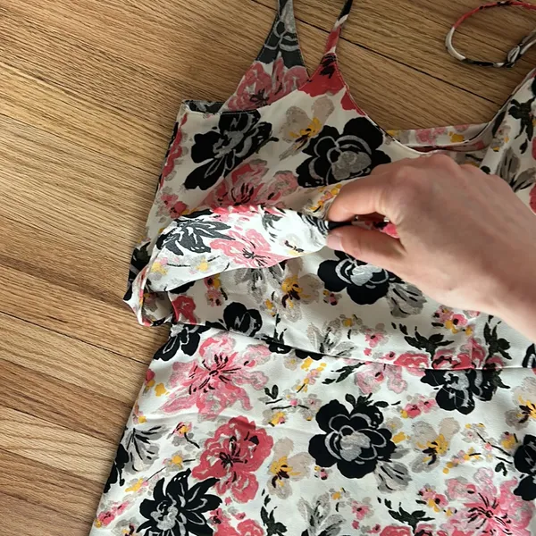Abercrombie & fitch floral spaghetti strap tiered a line dress - Image 6