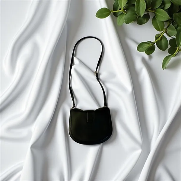 Michael Kors Gabby Small Hobo Crossbody Bag Black MK Logo Gold Hardware Purse‎ - Image 4