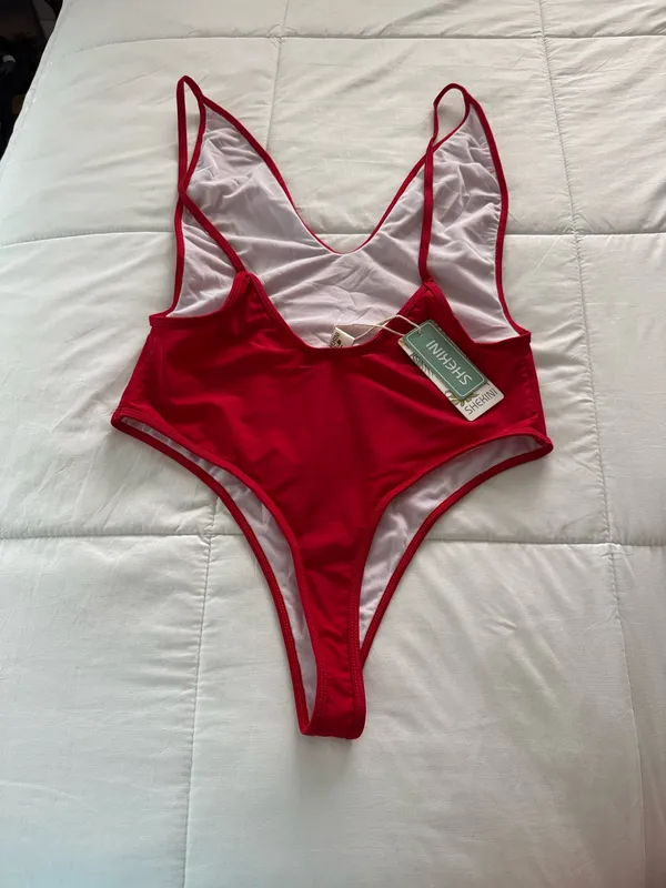 New Shekini swimsuit, high cut size large - Image 4