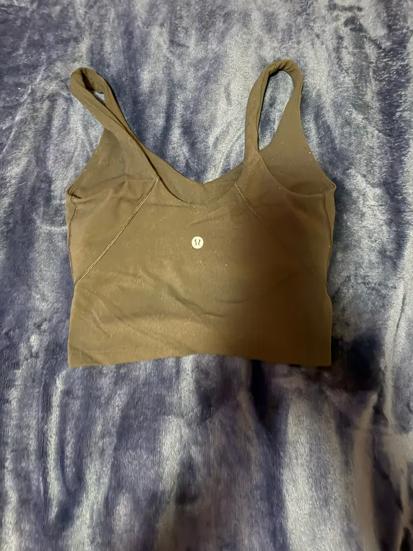 Lululemon Align Tank Top Black Cropped - Image 2