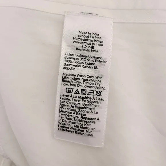 NWT!! J. CREW Delilah Dress Cotton‎ Poplin Solid White Mini Ruffle Small Tall ST - Image 14