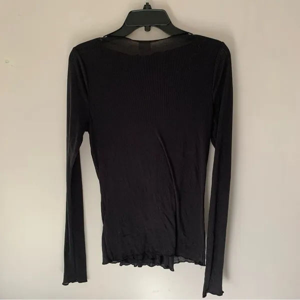 Abercrombie and Fitch Black Long Sleeve with Tank Top - Image 2