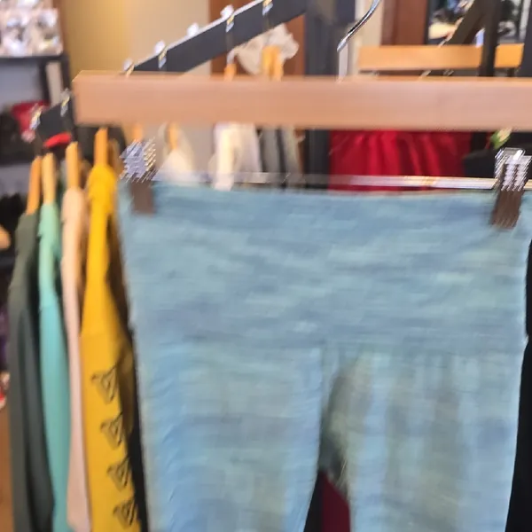lululemon athletica Kids Blue Heathered Leggings - Image 7