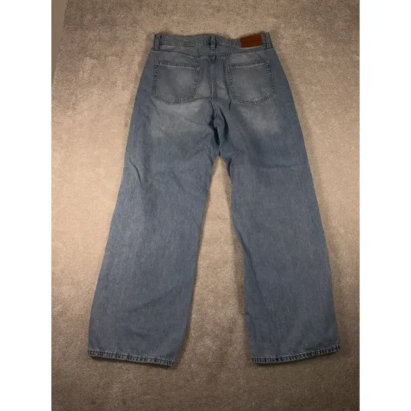 Lucky Brand High Rise Wide Leg Jeans Womens Blue‎ Med Wash Denim 12/31r - Image 6