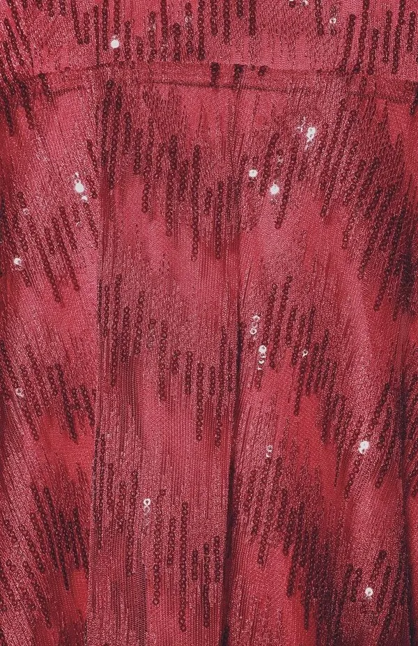 Red Holiday Mini Dress - Image 5