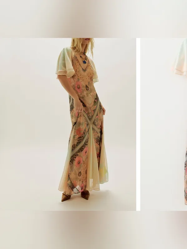 NWT Free People Celestial Nights Maxi Dress - fairy combo - small - Image 10
