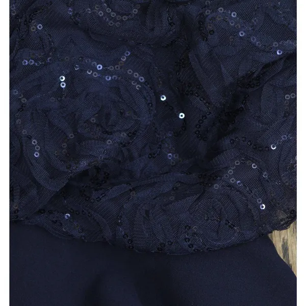 NWT Eliza J Sequined Puff-Sleeve Boat-Neck Sheath Dress EJ4M3056 Navy Blue 2 - Image 11