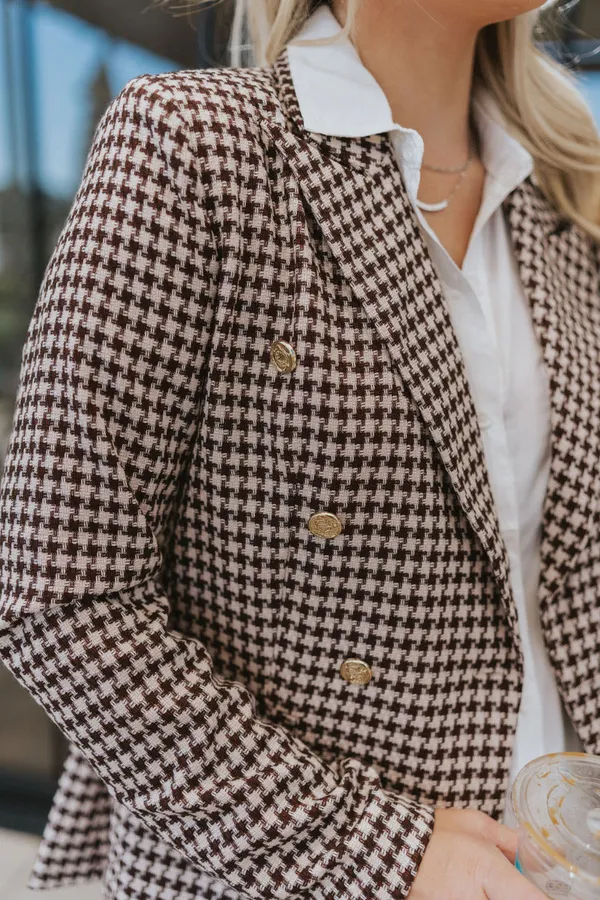 Entro Houndstooth Blazer - Image 2