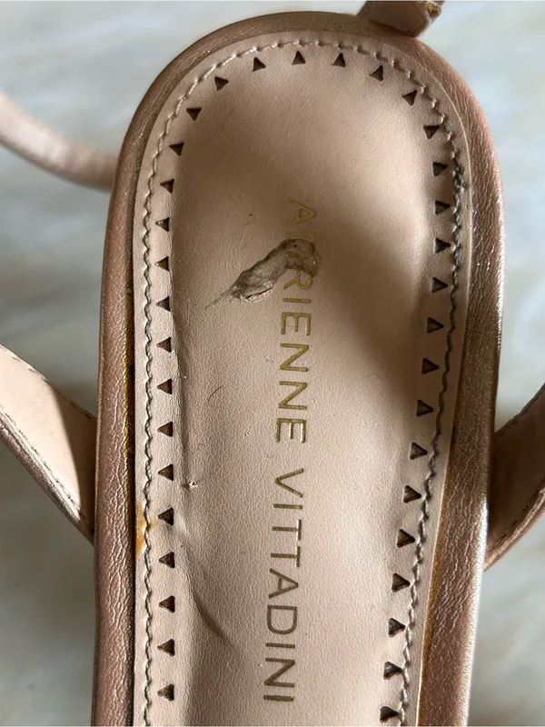 Adrienne Vittadini Nerve Rhinestone Slingback Heels Sz 9 Autumn Wedding Guest - Image 8