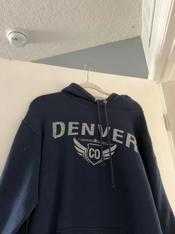 Denver CO navy blue hoodie - Image 3