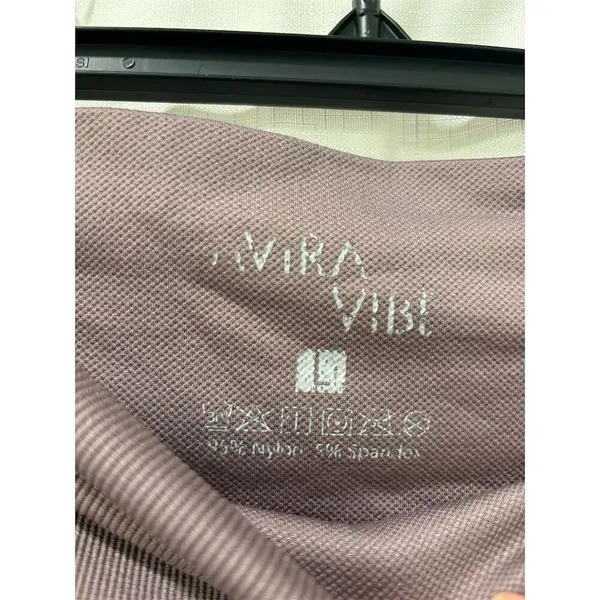 VIRA VIBE Women's Purple High-Rise Leggings Size Large Yoga Running Fitness - Image 3