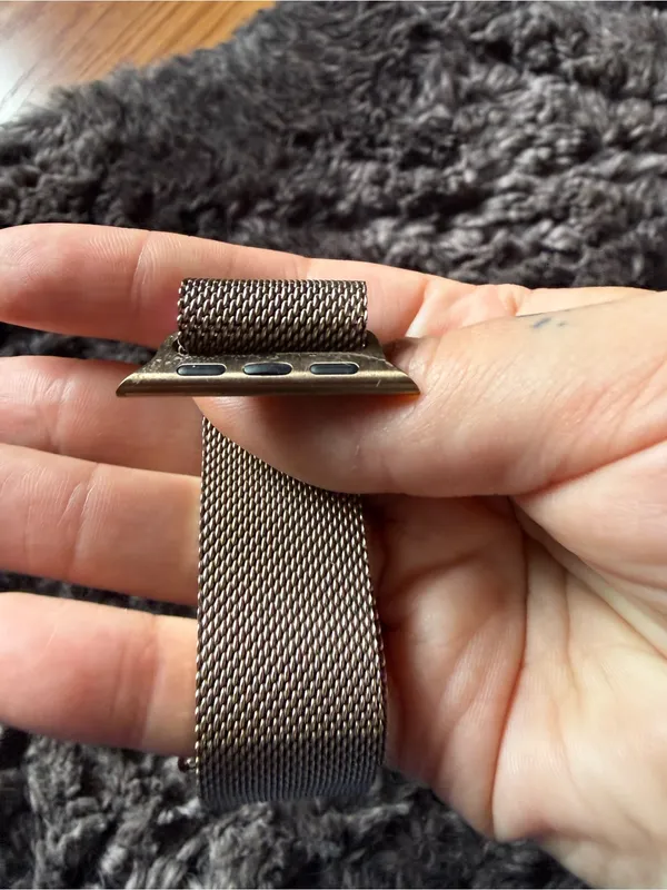 Apple Gold Milanese Loop Watch Band - Image 5