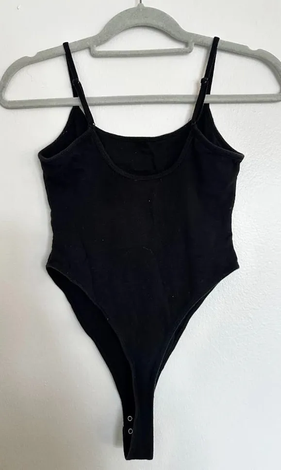 Garage Plunge Black Bodysuit - Image 2