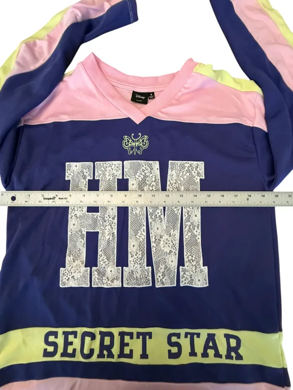 Disney Hannah Montana Secret Star Jersey Long Sleeve Top Women’s Size Small - Image 7