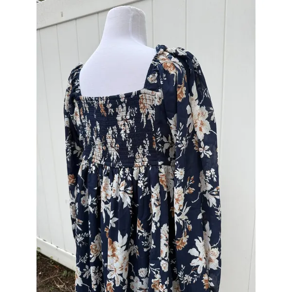 Abercrombie & Fitch Emerson Balloon Sleeve Mini Dress Size XL - Image 7
