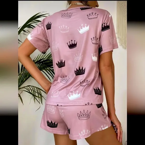 2 piece pajama set and matching sleep mask NIB - Image 2