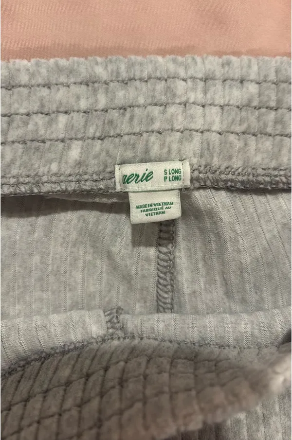 Aerie Ribbed Flare Velour Pants - Image 2