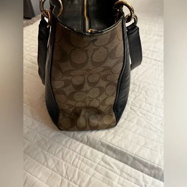Coach Jes Tote In Signature Canvas leather shoulder bag - Image 4