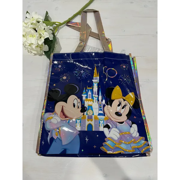 Walt‎ Disney World 50th Anniversary Celebration Castle Tote Bag New - Image 5