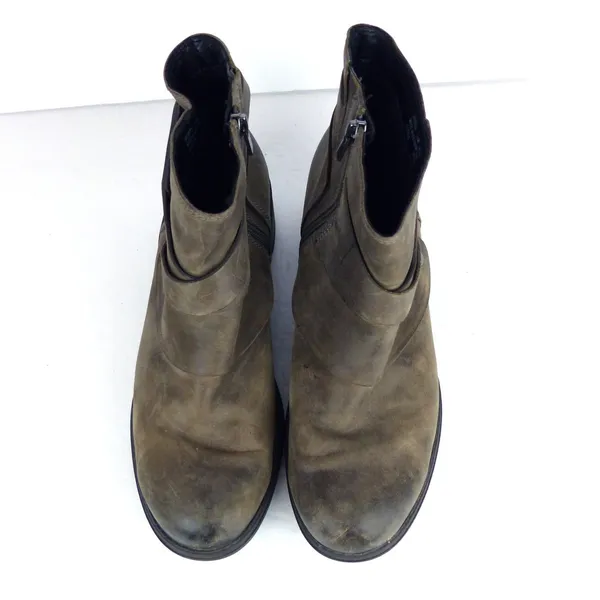 Clarks Artisan Mansi Calla Boots Womens 11M Brown Leather Straps Ankle Moto Boho - Image 6