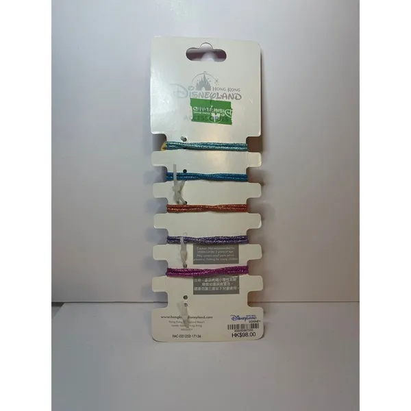 Disney Hong Kong Disneyland Emoji Princesses Hair Rubber-bands Ties Elastic‎ - Image 2