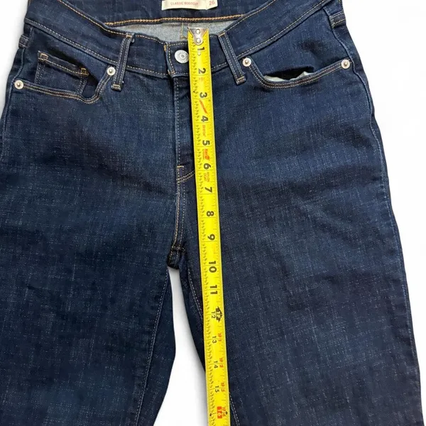 Levi's Classic Bootcut Jeans Women's 26 Dark Wash Mid Rise Stretch Denim - Image 3