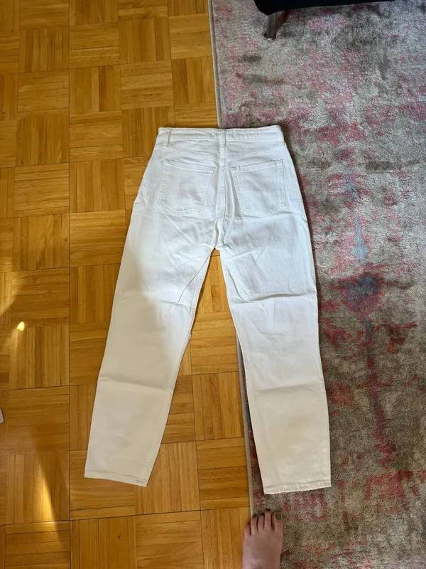 Abercrombie White Jeans - Image 5