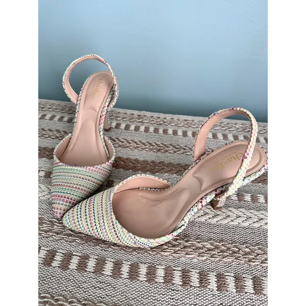 Charles By Charles David Iniko Multicolor Pump Heels Size: 7 - Image 7