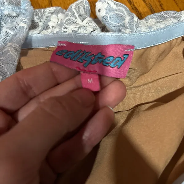 Edikted light blue babydoll mini dress  - Image 2