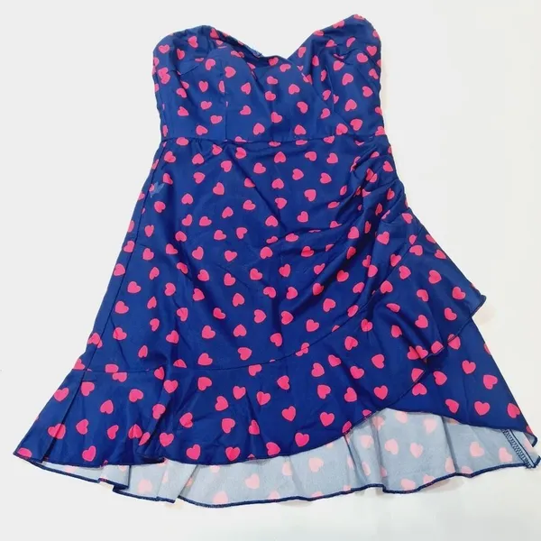 MORE TO COME Marcine Strapless Dress in Navy XS - Image 3