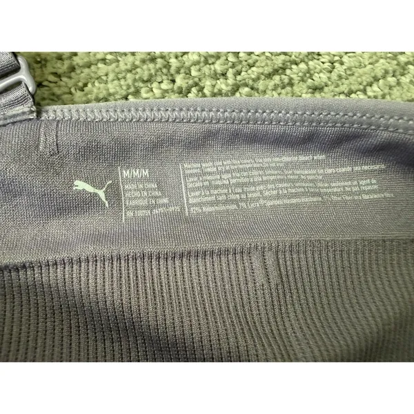 Puma Womens Seamless Sports Bra‎ Lavender Purple Adjustable Straps Size Medium - Image 5