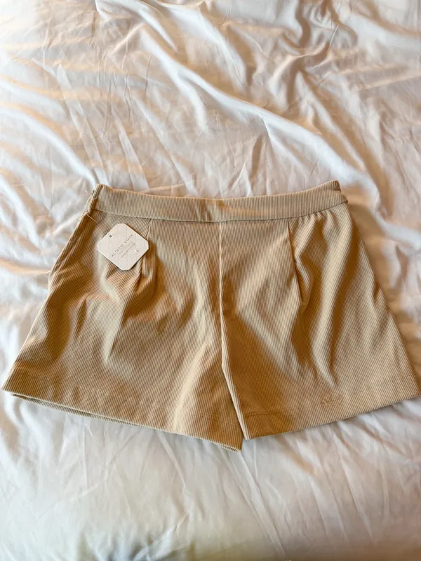 Altar’d State Ivory Kenny Corduroy Skort Size Small - Image 2