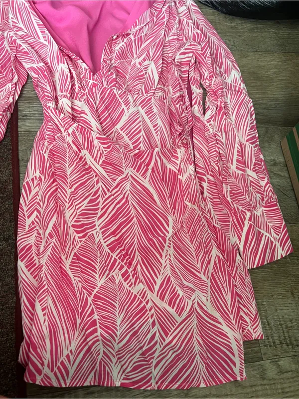 Lovers and Friends Makena Mini Dress Fuchsia Leaf Size S - Image 7