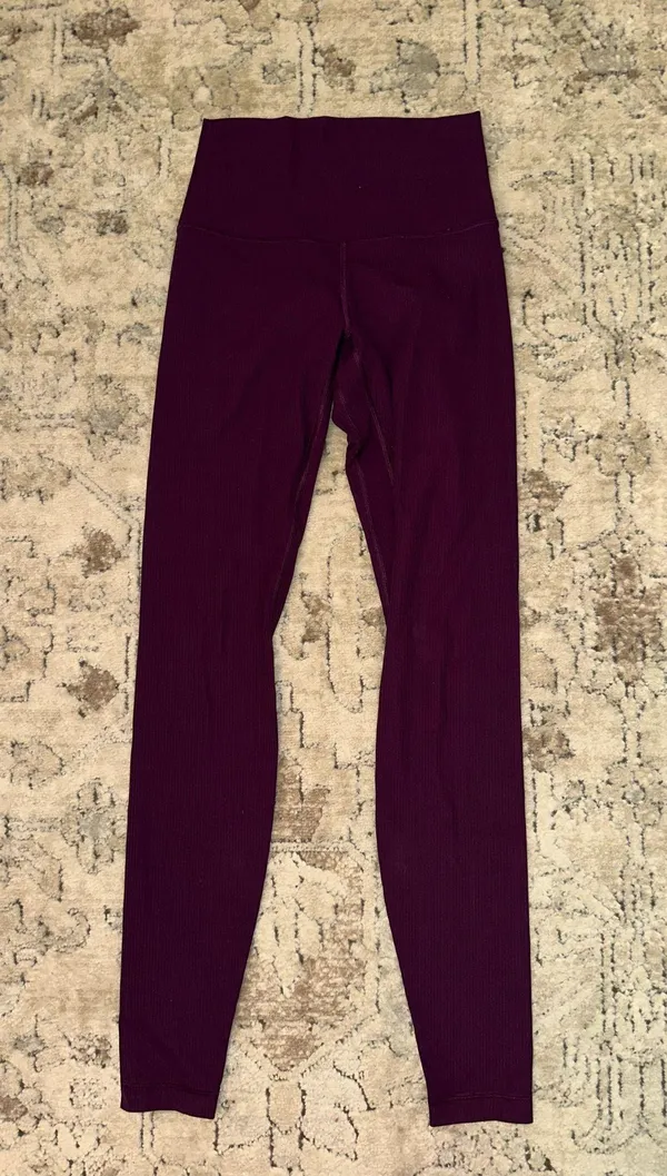 Lululemon Align Ribbed High-Rise Leggings 28" - Image 5