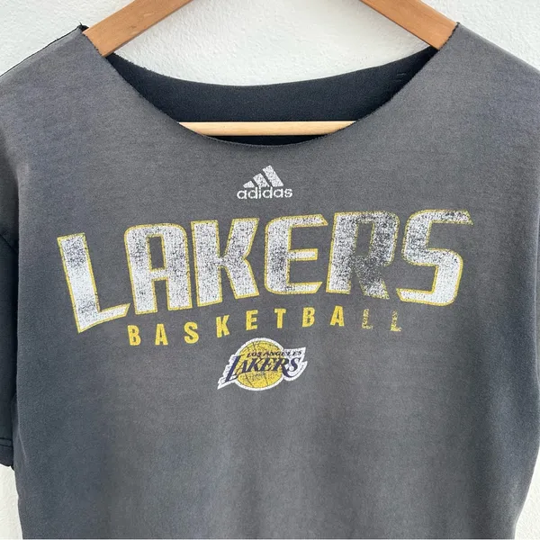 Los Angeles Lakers off the shoulder top - Image 2