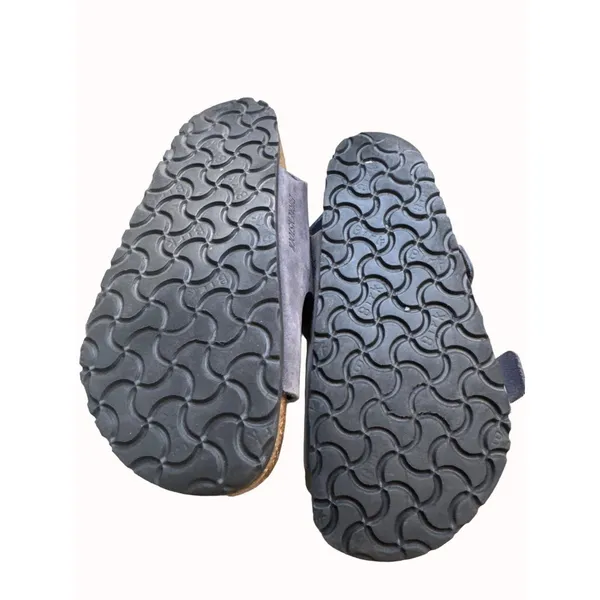 Birkenstock gray women’s leather suede shoe sandal size 5.5 (36) SKU 4298 - Image 8