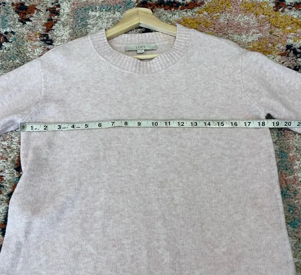 Loft light pink Crewneck pullover sweater - Image 7