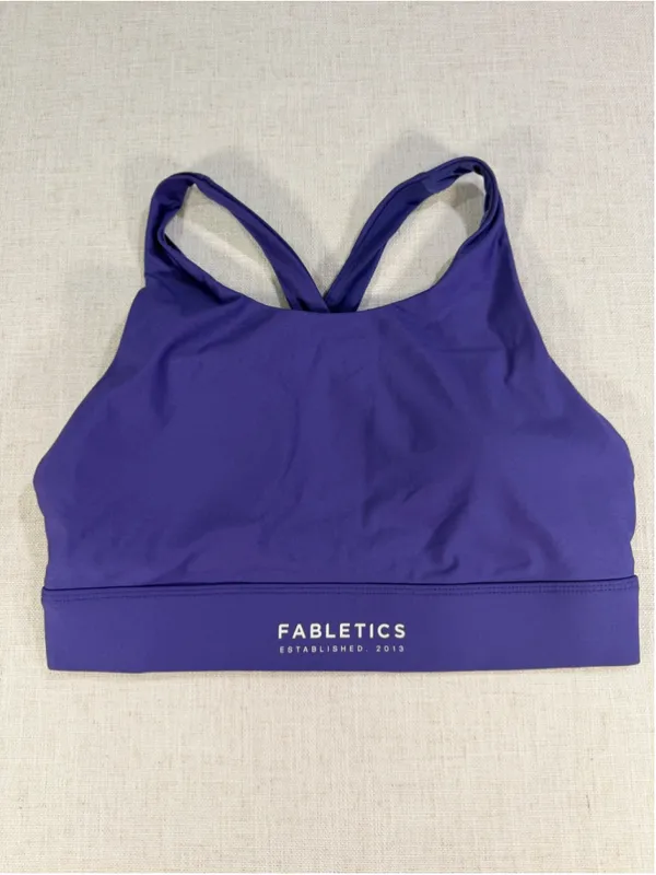Fabletics Women’s 3-Piece Workout Set PowerHold Leggings Jacket & Sports Bra Vio - Image 8