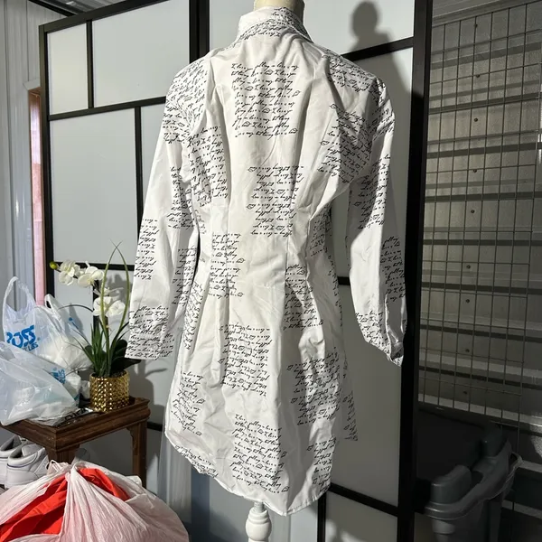 Spoon shirt long jacket top White Size M - Image 4