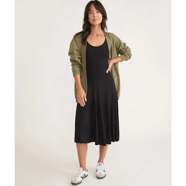 ✨Marine Layer Lexi Rib Fit and Flare Midi Dress✨ - Image 6