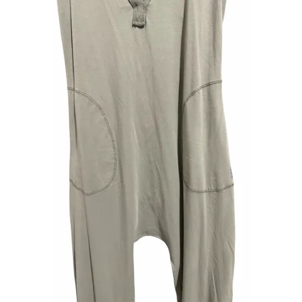 Free People Algues Marines Short Sleeve Hot Shot V-Neck Cut-Out‎ Back Jumpsuit S - Image 7