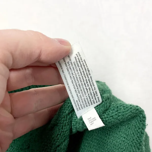 LEGO x‎ Target Popcorn Bobble Knit Sweater Womens Size XS Green Crewneck Limited - Image 9