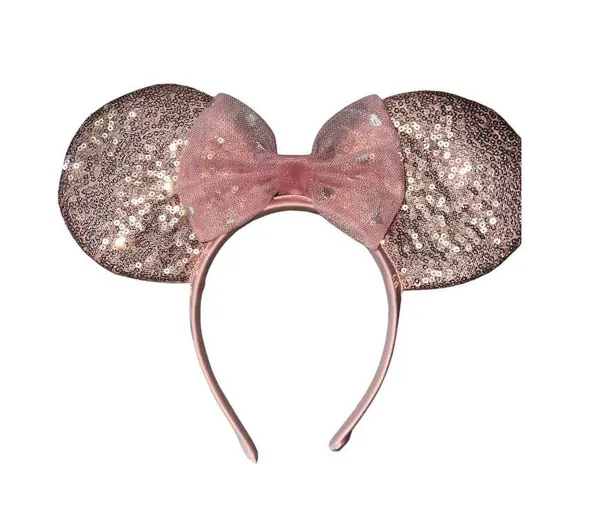 Briar rose gold Disney Mickey Minnie Mouse ears NWOT - Image 2