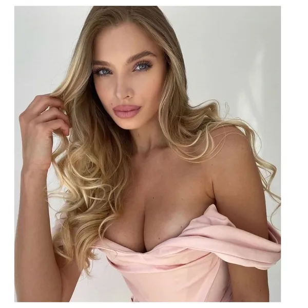 NEW House of CB Coraline Blush Satin Corset Dress Size Medium - Image 5