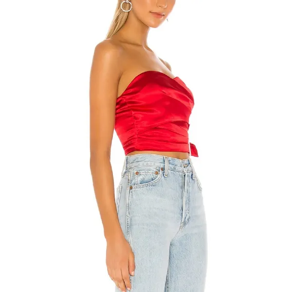 NWT Superdown revolve trixie strapless bustier top 💎 - Image 5