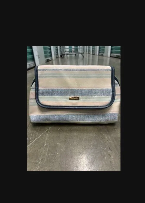 Scunci Striped Valet Organizer Makeup Bag. Multiple - Image 6